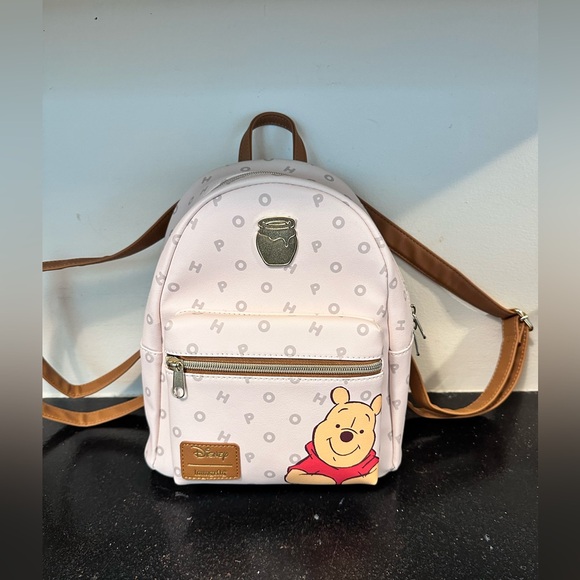 Loungefly Cream & Brown Winnie the Pooh Backpack - Picture 1 of 6